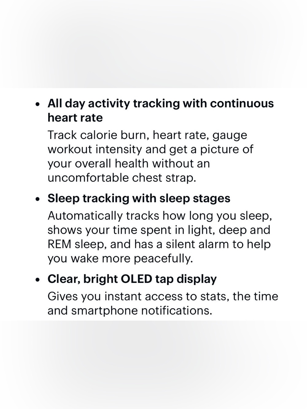 Fitbit Alta HR Activity Tracker Soft Pink/Rose Gold - Picture 9 of 11